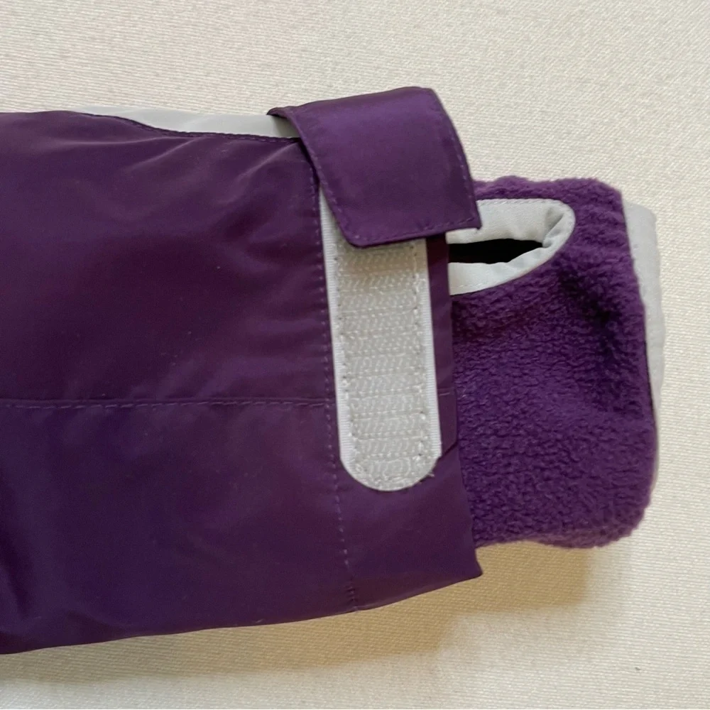 Lands End purple hooded jacket sz medium 10 - 12